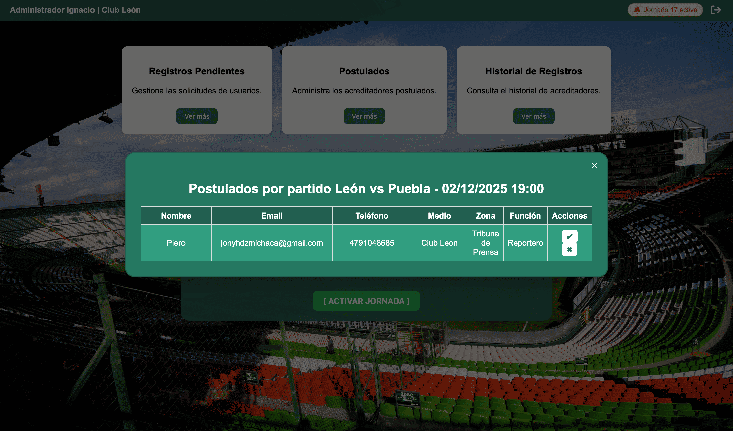 Screenshot 4 of Acreditaciones de medios