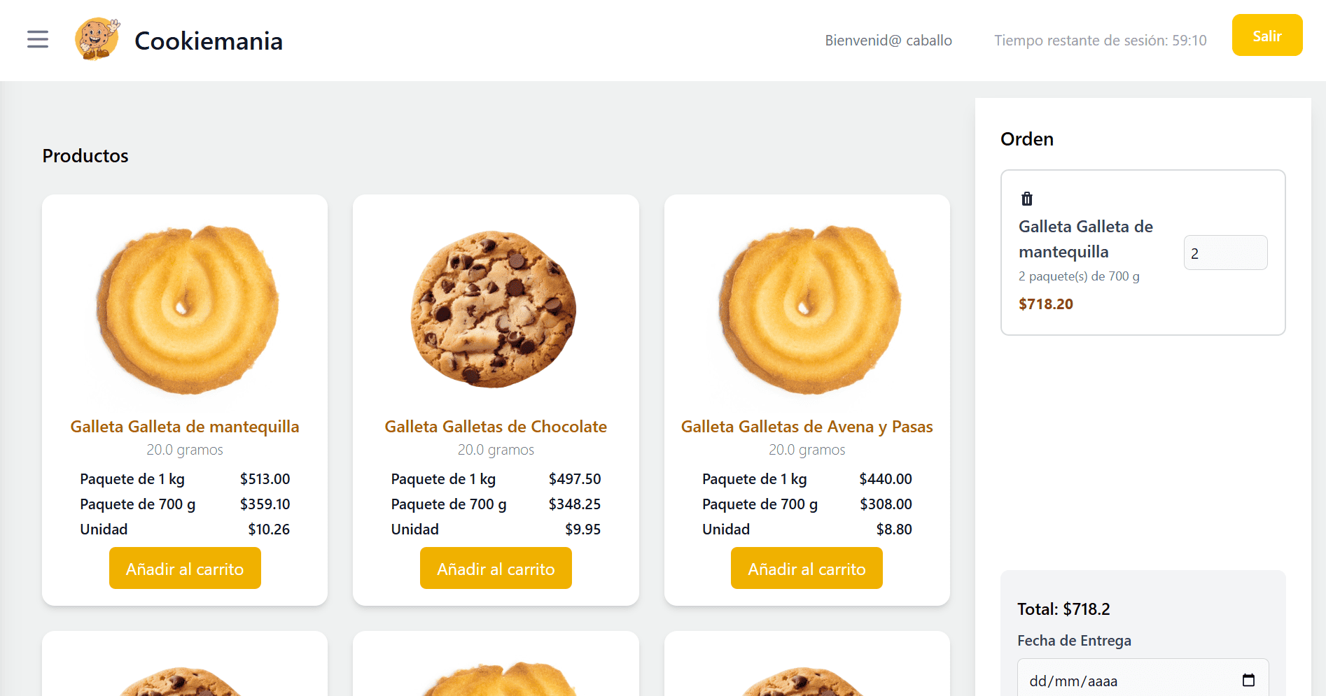 Screenshot 4 of Sistema POS Cookiemania
