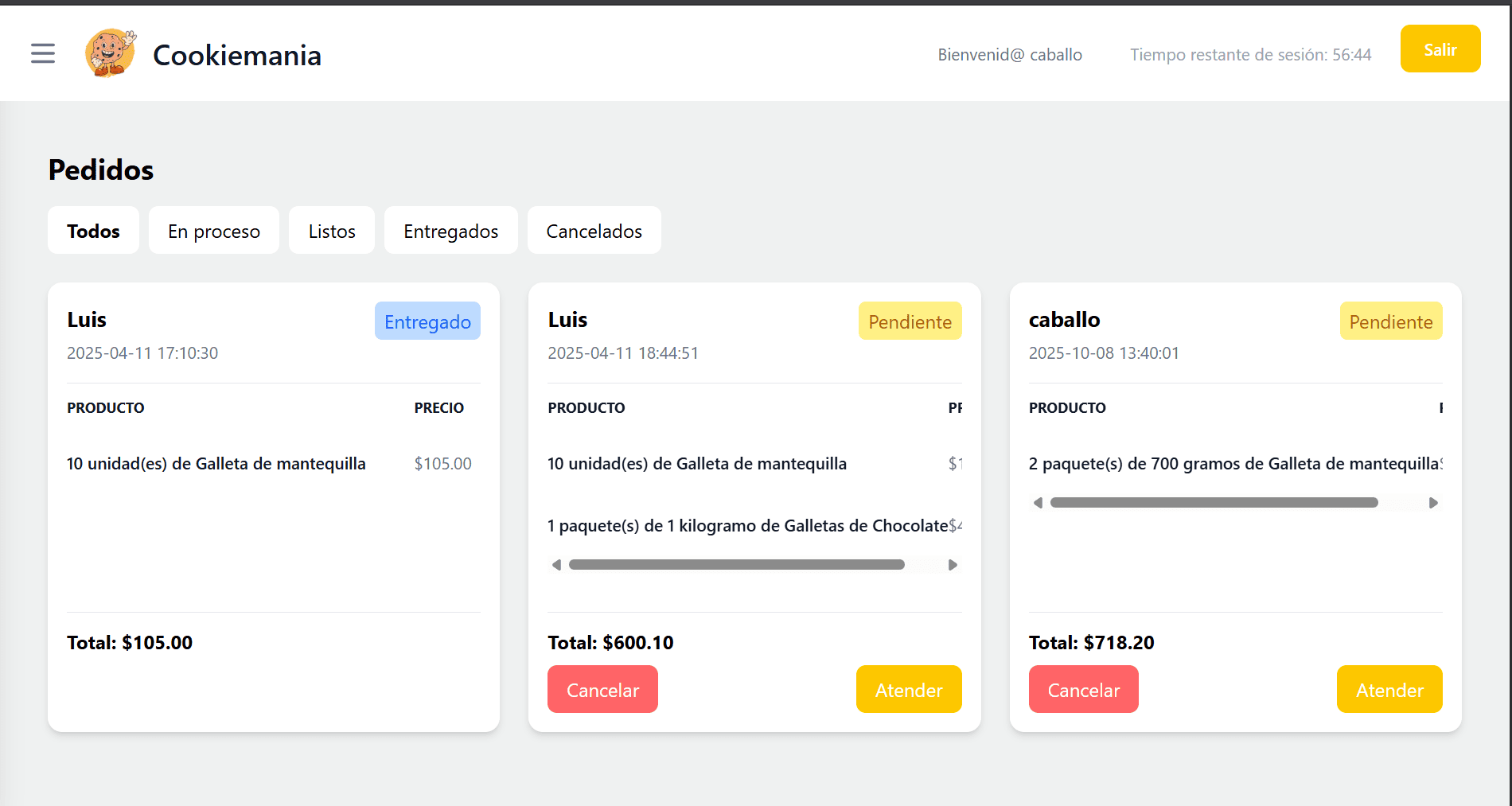 Screenshot 8 of Sistema POS Cookiemania