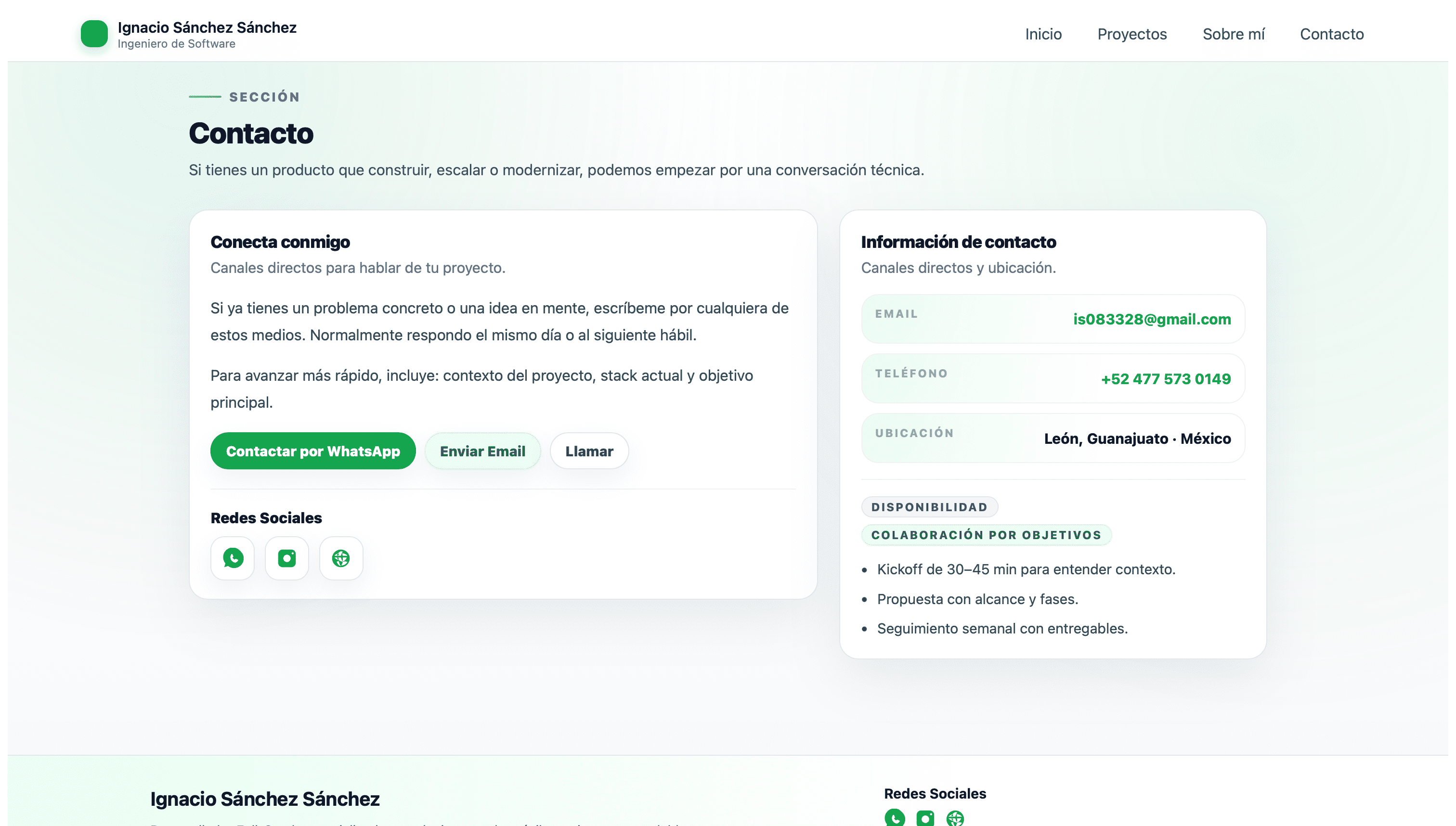 Screenshot 5 of Portafolio Web Profesional